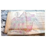 1873 Combination Atlas Map of Walworth County Wisconsin Everts Baskin & Stewart