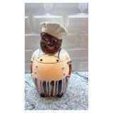 Vintage Chef Cookie Jar Made in Japan 9.5 Inches Tall