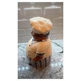 Vintage Chef Cookie Jar Made in Japan 9.5 Inches Tall