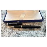 Waterman Paris Black Lacquer Ballpoint Pen with Gift Box