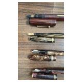 Set of 4 Vintage Fountain Pens Assorted Styles and Finishes