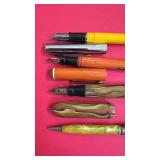 Set of 4 Vintage Fountain and Ballpoint Pens Assorted Styles