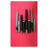 Collection of 4 Vintage Fountain Pens and Ballpoint Pen