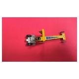 Vintage Hot Wheels The Snake Dragster Yellow Diecast Car