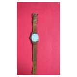 Vintage Dick Tracy Character Watch with Leather Band