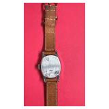 Vintage Dick Tracy Character Watch with Leather Band