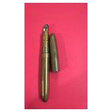 Antique Brass Lighter Shaped Like Fountain Pen