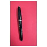 Aldo Domani Black Fountain Pen with Chrome Accents