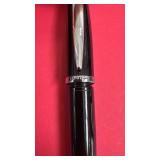 Aldo Domani Black Fountain Pen with Chrome Accents