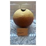 Halling Pottery Stoneware Art Vase by Charles Halling 7.5 in x 8 in