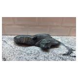 Alex P. Signed Inuit Stone Carving of Two Seals 10 x 4 Inches