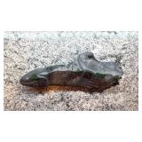 Alex P. Signed Inuit Stone Carving of Two Seals 10 x 4 Inches
