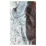 Alex P. Signed Inuit Stone Carving of Two Seals 10 x 4 Inches