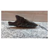 Carved Stone Animal Sculpture Signed 7.5 Inch
