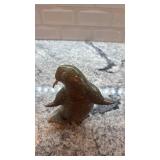 Inuit Soapstone Walrus Sculpture with Certificate 7.5 x 6 Inches