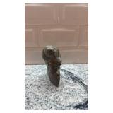 Small Inuit-Style Carved Stone Sculpture, 4.5 in x 3.5 in