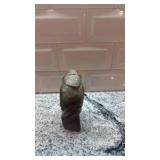 Small Inuit-Style Carved Stone Sculpture, 4.5 in x 3.5 in
