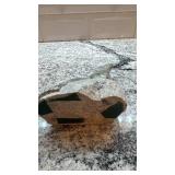 Stone Carved Seal Sculpture 4.5 in x 4.5 in