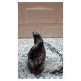 Nuvuk Canada Soapstone Seal Figurine 3.5 in