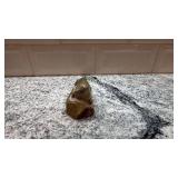 Hand-Carved Stone Seal Figurine 4 x 3 Inches