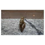 Hand-Carved Stone Seal Figurine 4 x 3 Inches