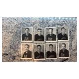 Collection of 27 Vintage 3x4 Inch Black and White Team Photographs