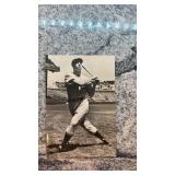 Joe DiMaggio Autographed 6 x 9 Baseball Photo