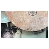 Set of 10 John Derian Company 10-inch Face Illustration Plates