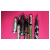 Set of 4 Assorted Vintage Fountain and Ballpoint Pens