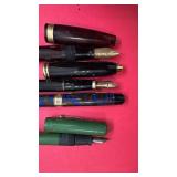 Collection of 3 Vintage Fountain Pens and 1 Ballpoint Pen