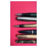 Collection of 4 Vintage Fountain and Ballpoint Pens Assorted Styles