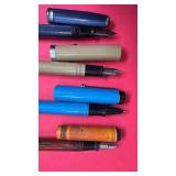 Set of 4 Vintage Fountain Pens Assorted Colors