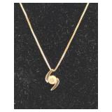 14K White Gold Chain & Pendant 14K White Gold Chain & Pendant