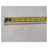 14K Gold Rope Bracelet w/Safety Clasp 14K Gold Rope Bracelet w/Safety Clasp