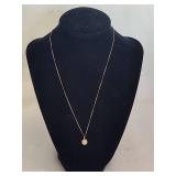 14K Necklace w/Pearl Pendant 14K Necklace w/Pearl Pendant