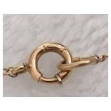 14K Necklace w/Pearl Pendant 14K Necklace w/Pearl Pendant