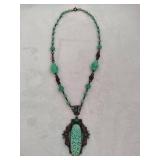 Neiger Art Deco Czech Glass Necklace Neiger Art Deco Czech Glass Necklace