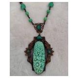 Neiger Art Deco Czech Glass Necklace Neiger Art Deco Czech Glass Necklace
