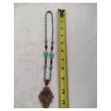 Neiger Art Deco Czech Glass Necklace Neiger Art Deco Czech Glass Necklace