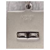 Sterling & Marcasite Pendant & Chain Sterling & Marcasite Pendant & Chain