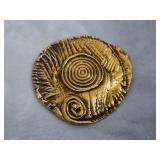 Vintage Jean David 1977 Gold Tone Brooch/Pendant Vintage Jean David 1977 Gold Tone Brooch/Pendant