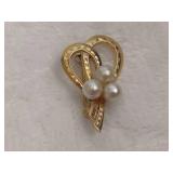 14K Gold & Pearl Pin 14K Gold & Pearl Pin