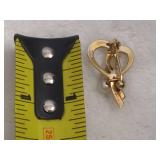 14K Gold & Pearl Pin 14K Gold & Pearl Pin