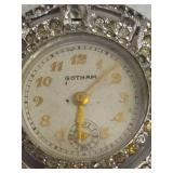 Art Deco Rhinestone Lapel Pin/Watch Art Deco Rhinestone Lapel Pin/Watch