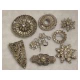 Assorted Rhinestone Brooches Assorted Rhinestone Brooches
