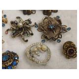 Assortment of Pins & Earrings Assortment of Pins & Earrings