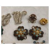 Assortment of Pins & Earrings Assortment of Pins & Earrings