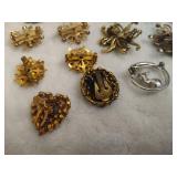 Assortment of Pins & Earrings Assortment of Pins & Earrings