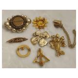 Assorted Brooches & Scarf Clips Assorted Brooches & Scarf Clips