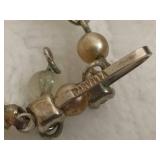 Marvella Stamped Pearl Necklaces/Earrings Marvella Stamped Pearl Necklaces/Earrings